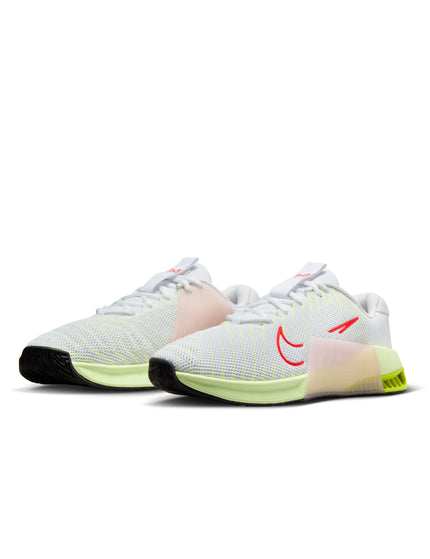 Nike Metcon 9 Shoes - White/Bright Crimson/Volt/Barely Voltimage4- The Sports Edit