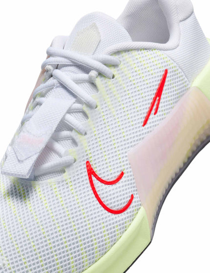 Nike Metcon 9 Shoes - White/Bright Crimson/Volt/Barely Voltimage7- The Sports Edit