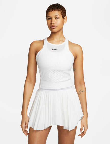 Nike NikeCourt Dri-FIT Slam Tank - White/Blackimage1- The Sports Edit