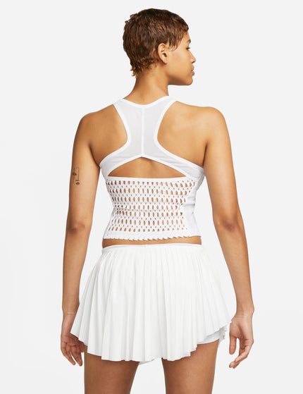Nike NikeCourt Dri-FIT Slam Tank - White/Blackimage2- The Sports Edit