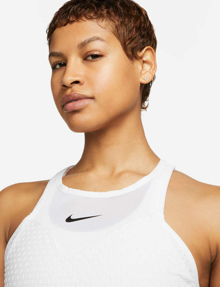 Nike NikeCourt Dri-FIT Slam Tank - White/Blackimage3- The Sports Edit