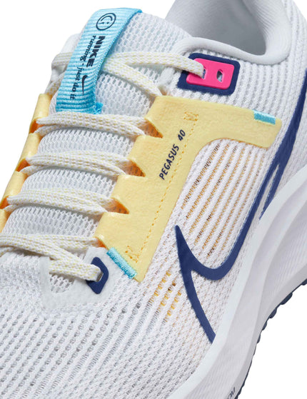 Nike Pegasus 40 Shoes - White/Deep Royal Blue/Photon Dustimage7- The Sports Edit