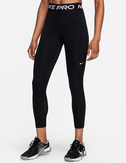 Nike Pro 365 7/8 Leggings - Black/Whiteimage1- The Sports Edit