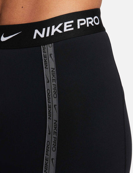 Nike Pro High Waisted 7/8 Leggings - Blackimage3- The Sports Edit