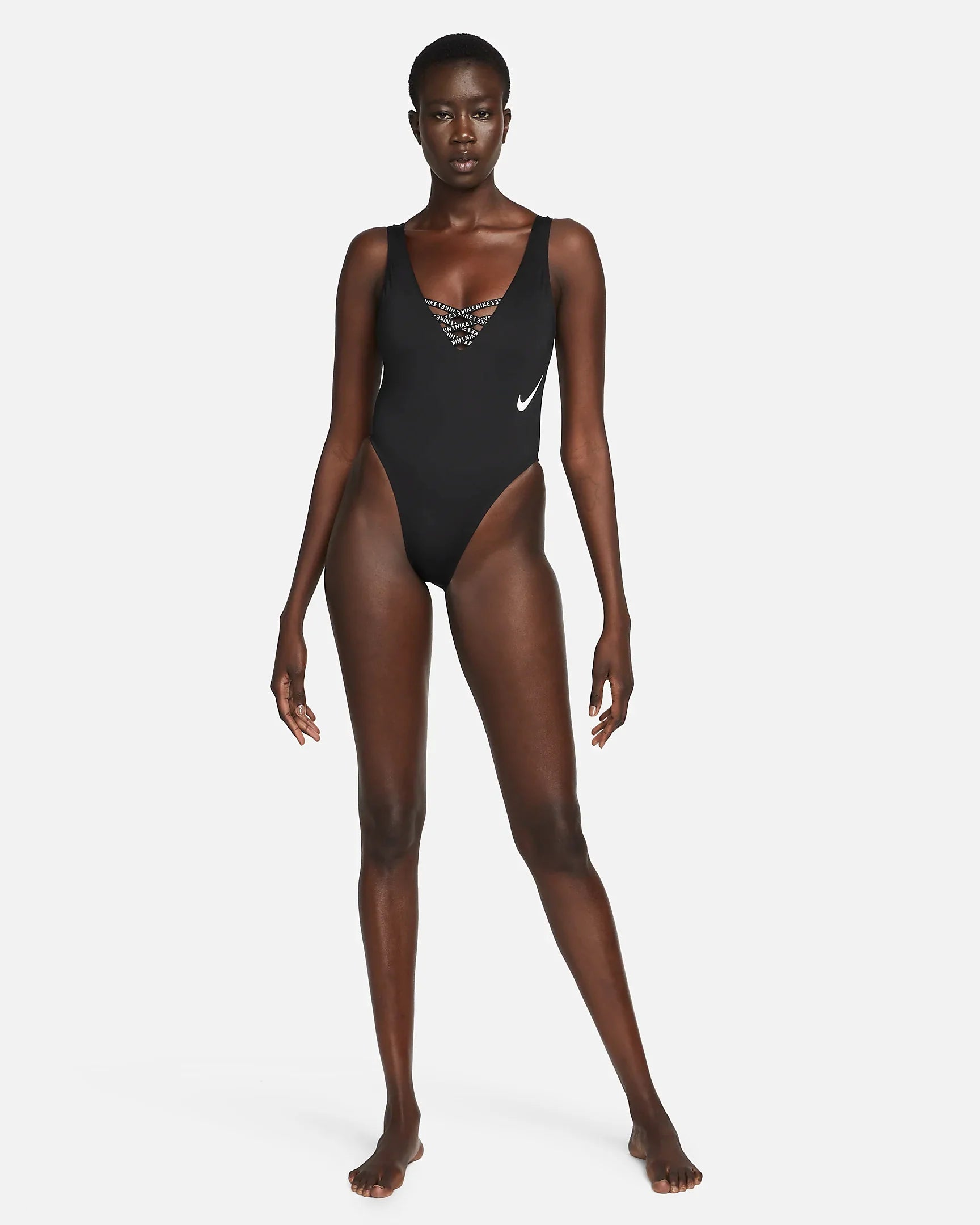 Nike Sneakerkini U Back One Piece Black The Sports Edit