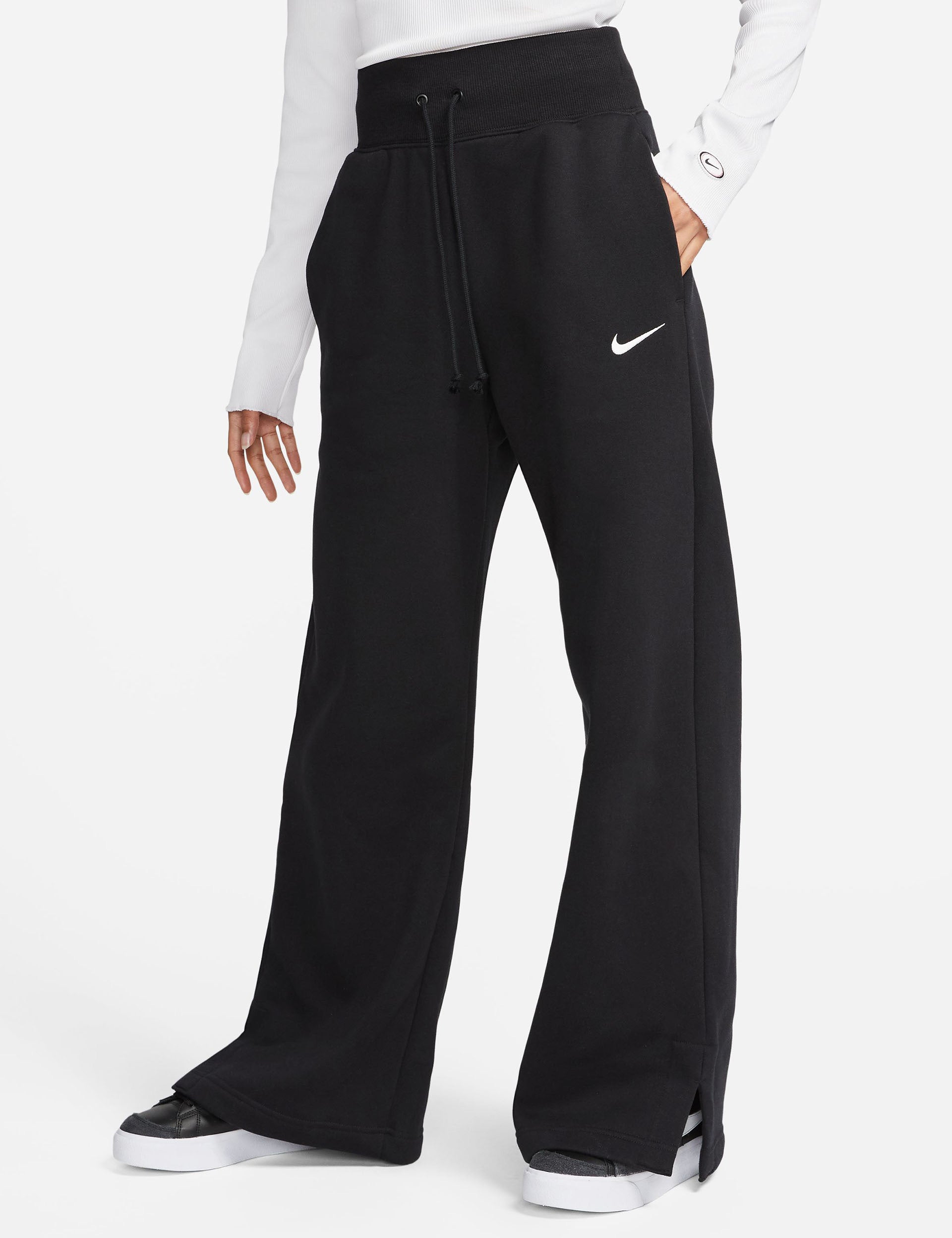 Nike | Sportswear Phoenix Fleece Bottoms - Black | The Sports Edit