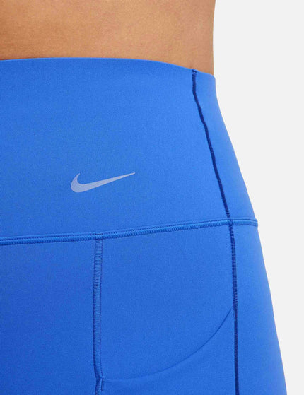 Nike Universa High Waisted 7/8 Leggings - Hyper Royal/Blackimage4- The Sports Edit