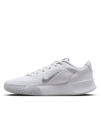 Nike NikeCourt Vapor Lite 2 Shoes - White/Pure Platinum/Metallic Silverimage7- The Sports Edit