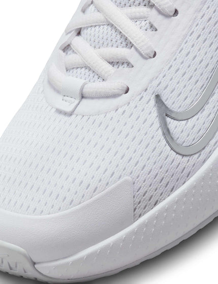 Nike NikeCourt Vapor Lite 2 Shoes - White/Pure Platinum/Metallic Silverimage10- The Sports Edit