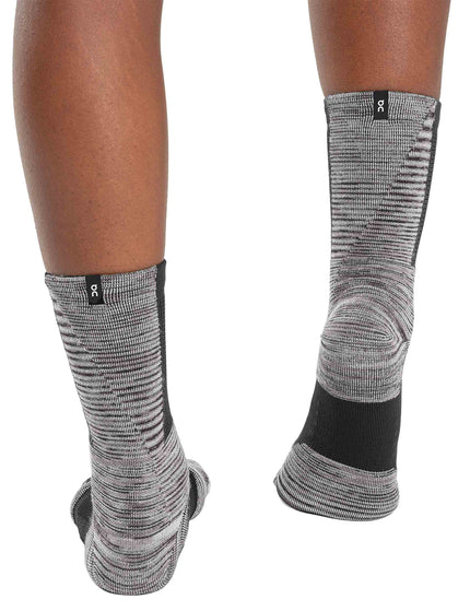 ON Running Explorer Merino Sock - Black/Glacierimage4- The Sports Edit