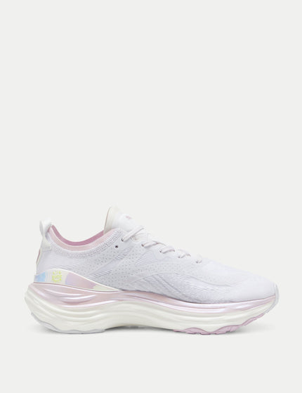 PUMA ForeverRun NITRO Shoes - White/Grape Mist/Silver Mistimage1- The Sports Edit