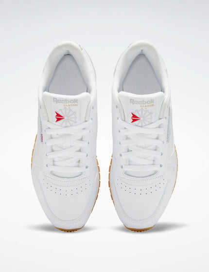 Reebok Classic Leather Shoes - Cloud White/Pure Grey 3/Reebok Rubber Gum-03image4- The Sports Edit