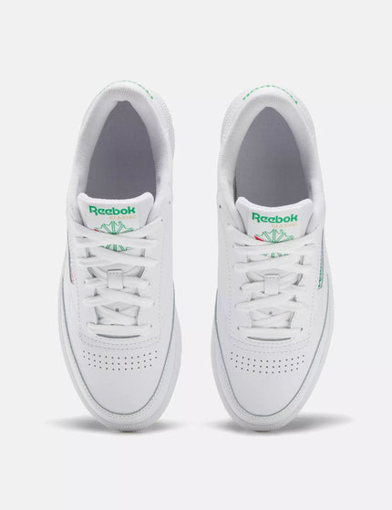 Reebok Club C 85 Shoes - Cloud White/Glen Greenimage4- The Sports Edit