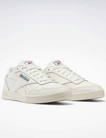 Reebok Court Advance Shoes - Chalk/Dark Green/Flash Redimage5- The Sports Edit