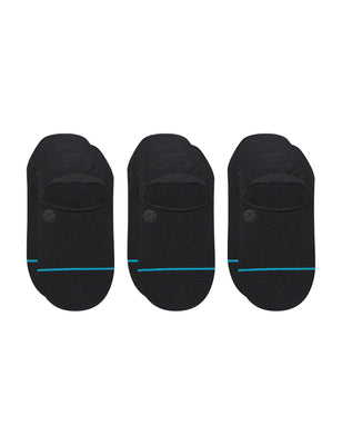 Icon No Show Sock 3 Pack - Black