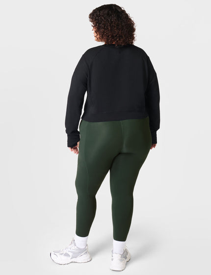 Sweaty Betty After Class Crop Sweatshirt - Blackimage5- The Sports Edit