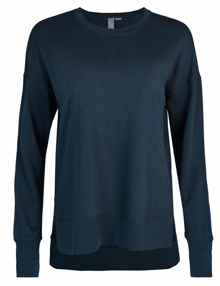 Sweaty Betty After Class Longline Sweatshirt - Navy Blueimage5- The Sports Edit