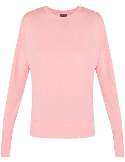 Sweaty Betty After Class Longline Sweatshirt - Soft Pinkimage6- The Sports Edit