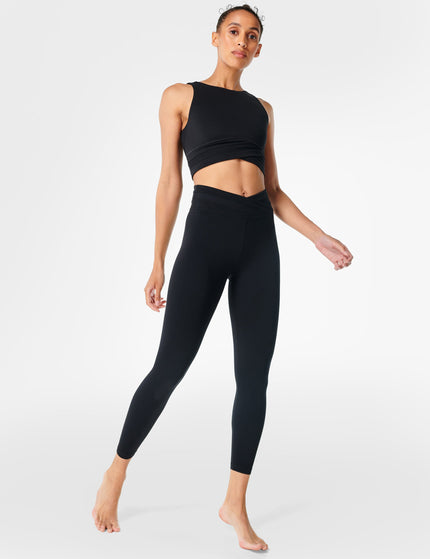 Sweaty Betty All Day Wrap Waist 7/8 Leggings - Blackimage6- The Sports Edit