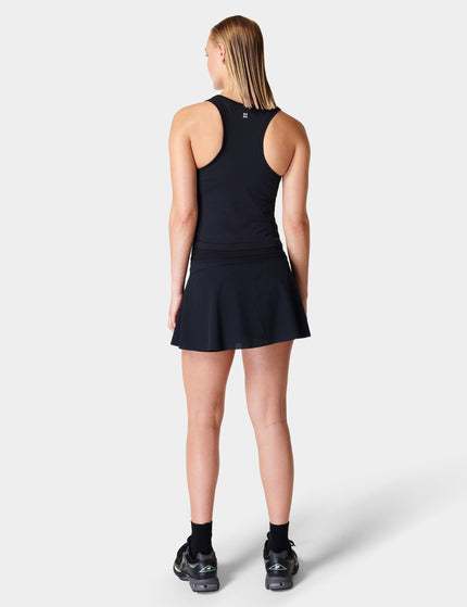 Sweaty Betty Athlete Crop Seamless Gym Vest - Blackimage4- The Sports Edit