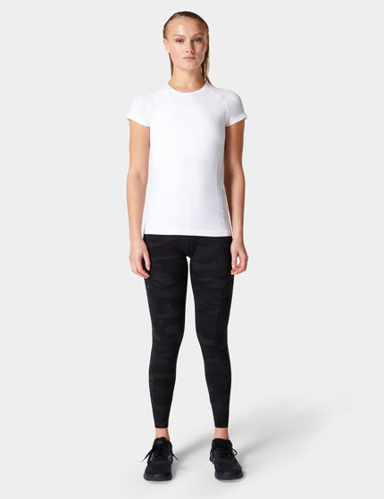 Sweaty Betty Athlete Seamless Gym T-Shirt - Whiteimage4- The Sports Edit