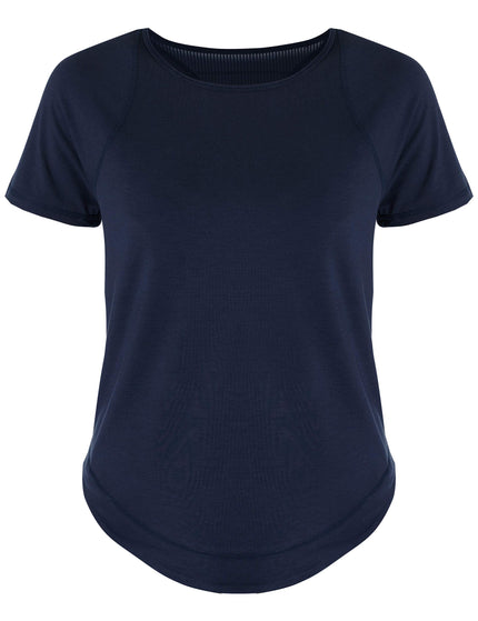 Sweaty Betty Breathe Easy Running T-Shirt - Navy Blueimage5- The Sports Edit