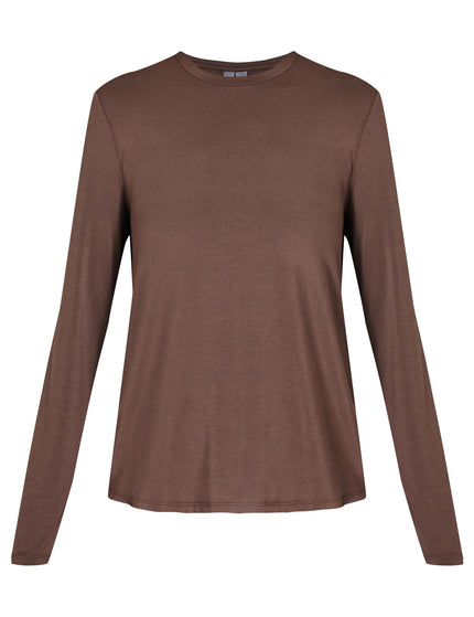 Sweaty Betty Drape Back Long Sleeve Top - Walnut Brownimage6- The Sports Edit