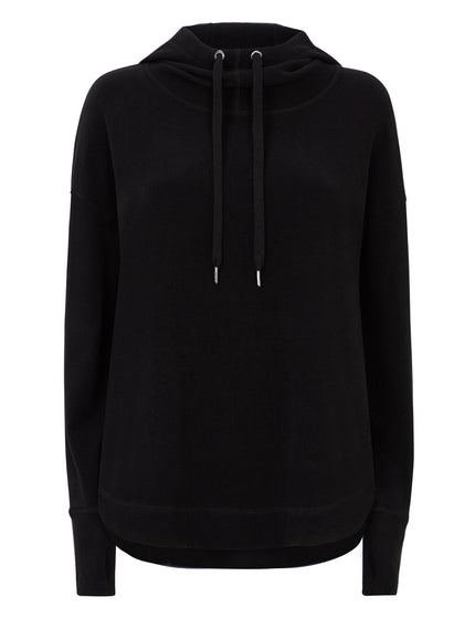 Sweaty Betty Escape Italian Fleece Hoody - Blackimage6- The Sports Edit