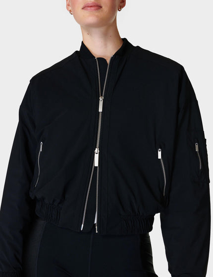 Sweaty Betty Explorer Bomber Jacket - Blackimage3- The Sports Edit