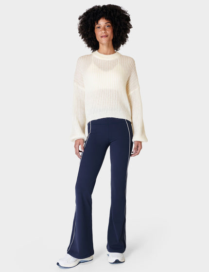 Sweaty Betty Hera Open Back Sweater - Lily Whiteimage6- The Sports Edit