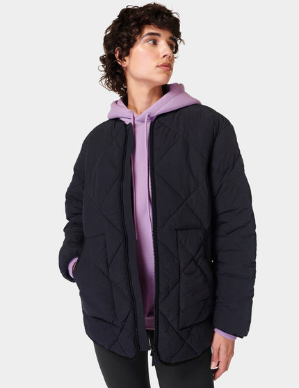 Sweaty Betty On The Move Quilted Jacket - Blackimage1- The Sports Edit