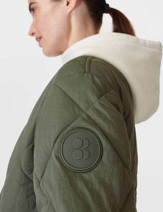 On The Move Quilted Jacket - Ivy Green