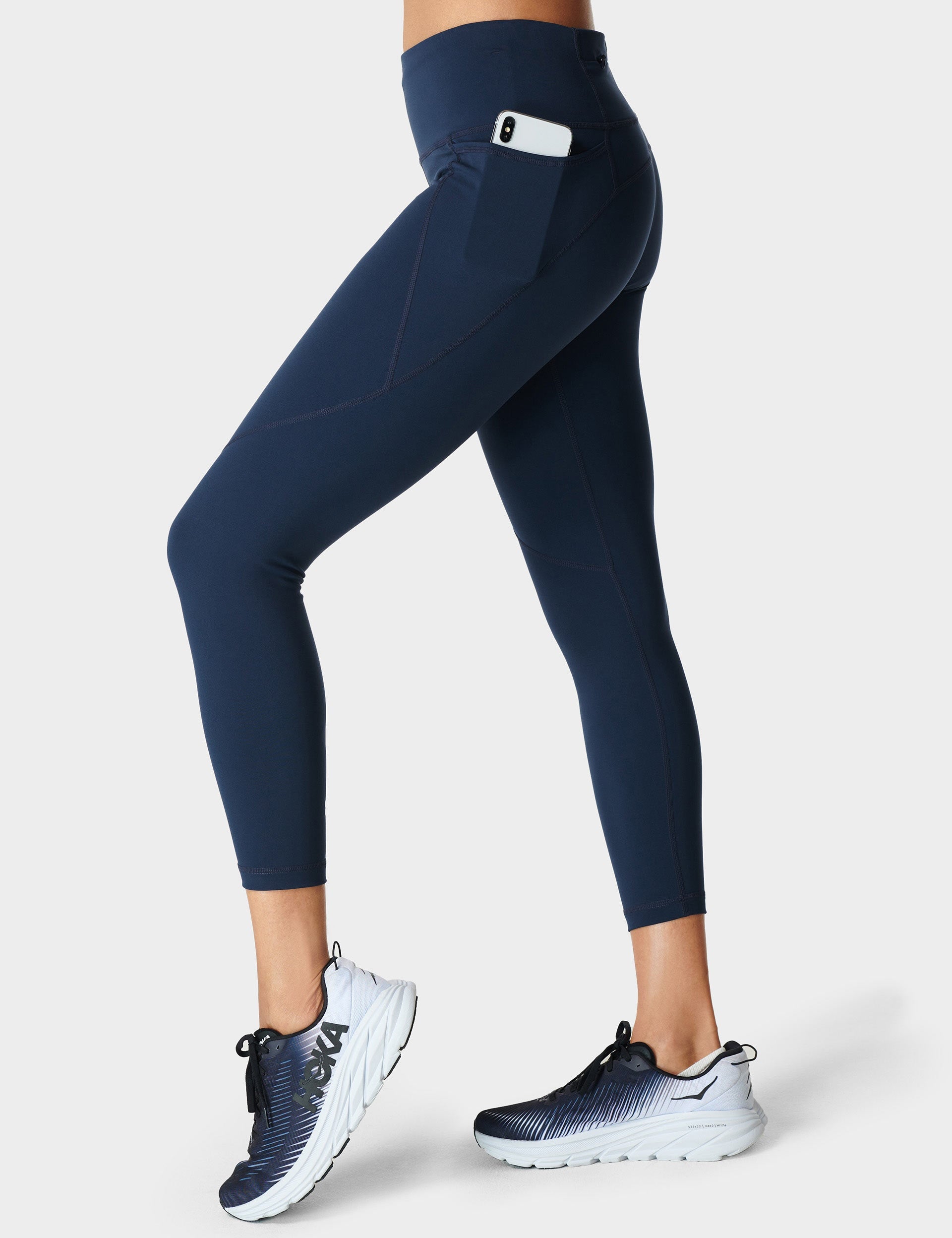 Buy CADMUS Yoga Pant for Women Workout Leggings High Waisted Tummy Control  Running Leggings with Pockets, Navy Blue & Red, X-Large at Amazon.in
