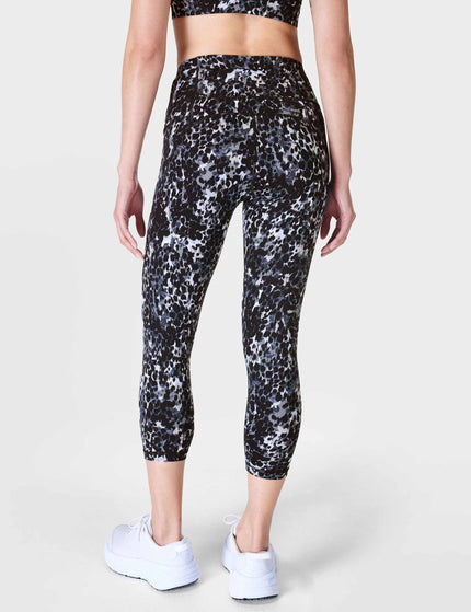 Sweaty Betty Power Cropped Gym Leggings - Grey Dapple Printimage2- The Sports Edit