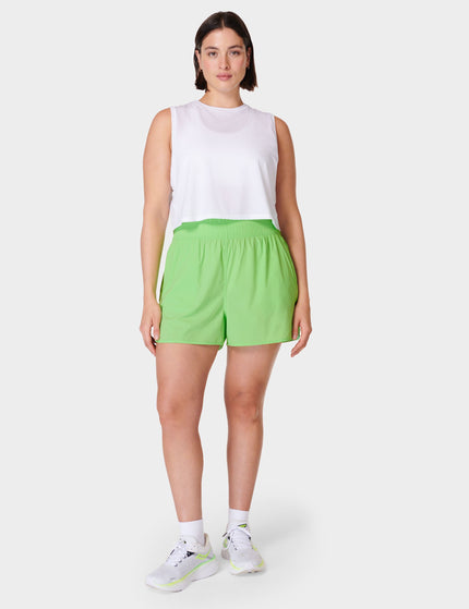 Sweaty Betty Relay Shell Shorts - Zest Greenimage6- The Sports Edit