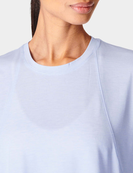 Sweaty Betty Soft Flow Studio T-Shirt - Salt Blueimage4- The Sports Edit