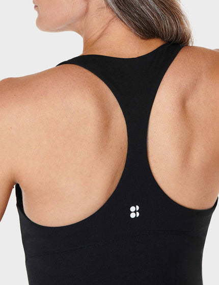 Sweaty Betty Soft Sculpt Sleek Racerback Tank - Blackimage4- The Sports Edit