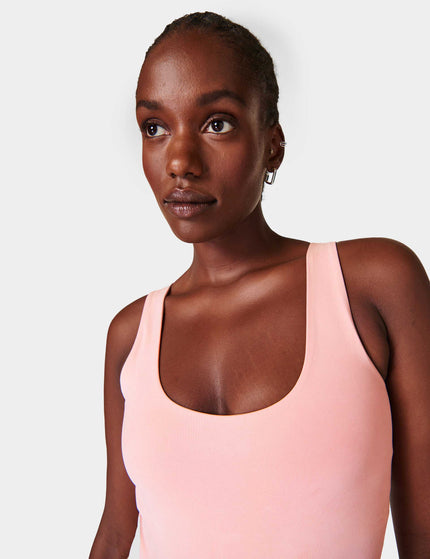 Sweaty Betty Softly Seamless Vest - Soft Pinkimage4- The Sports Edit