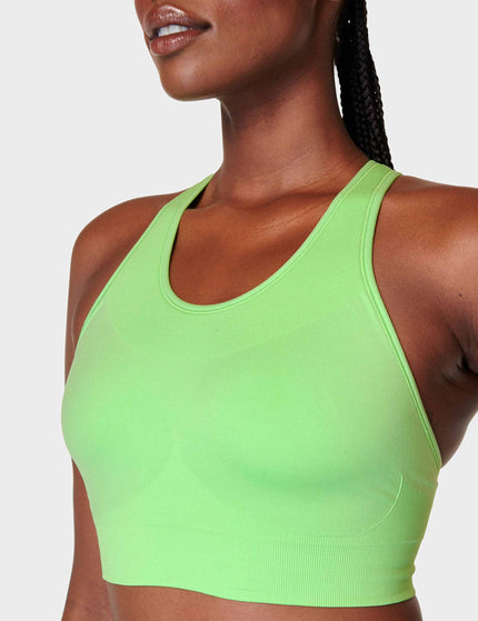 Sweaty Betty Stamina Sports Bra - Zest Greenimage4- The Sports Edit