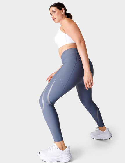 Sweaty Betty Zero Gravity 7/8 Illuminate Run Legging - Endless Blueimage6- The Sports Edit