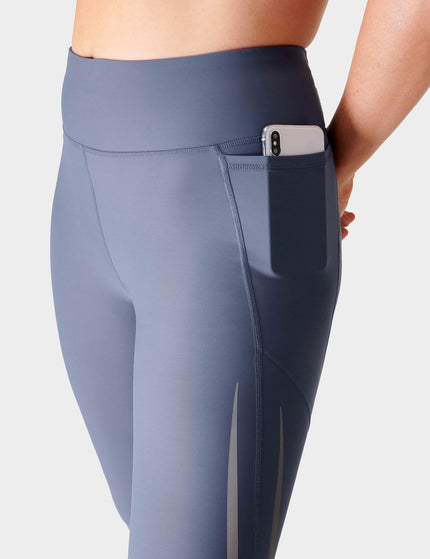 Sweaty Betty Zero Gravity 7/8 Illuminate Run Legging - Endless Blueimage4- The Sports Edit