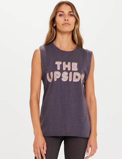 The Upside Muscle Tank - Washed Blackimage1- The Sports Edit