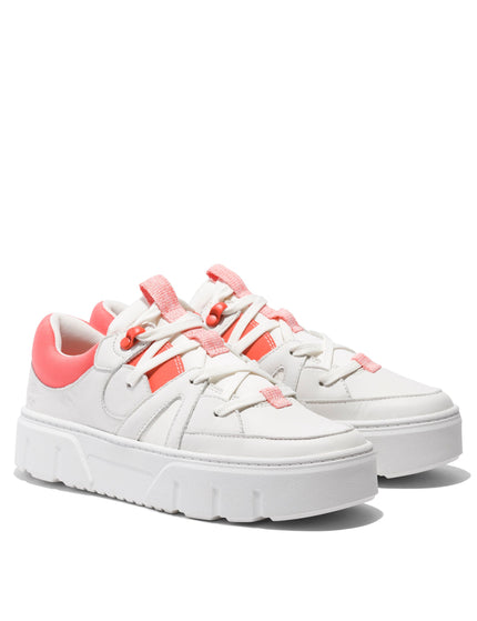 Timberland Laurel Court Lace-Up Low Trainer - Whiteimage2- The Sports Edit