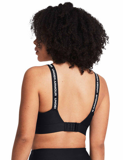 Under Armour Infinity 2.0 High Sports Bra - Black/Whiteimage2- The Sports Edit