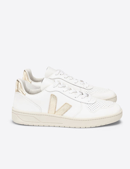 Veja V-10 Leather - White Platineimage4- The Sports Edit