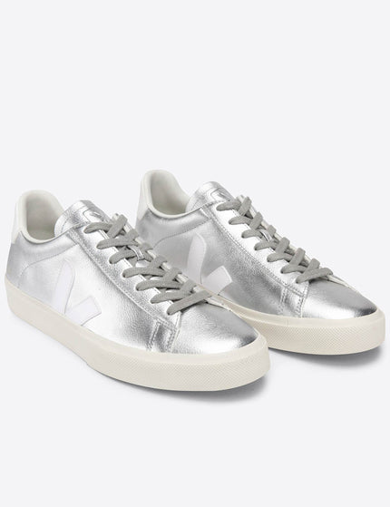 Veja Campo Leather - Silver White | Women'simage2- The Sports Edit