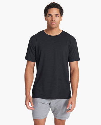 Zephyr Tee - Black Heather