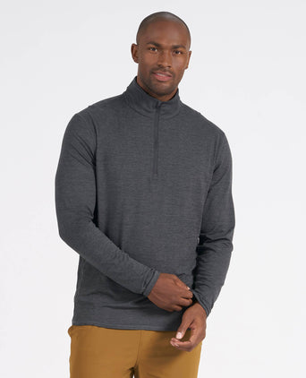 Ease Performance 1/2 Zip - Charcoal Heather